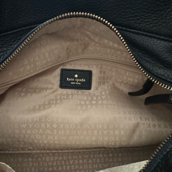 🎉FINAL PRICE🎉 Authentic Kate Spade Leather Handbag - Black - Picture 7 of 8